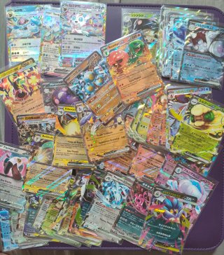 Lote de 55 Cartas Pokémon EX Español/Japonés/Chino