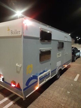 Caravana Roller 5 plazas, 3 ambientes, Mover