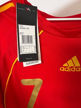 Camiseta España Eurocopa 2008 Villa 7 talla L