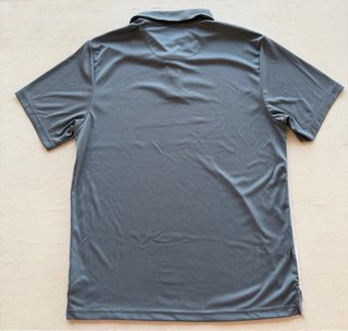 PGA TOUR Polo Golf Hombre Gris Verde Talla L