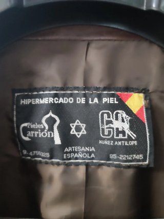Chaqueta de piel de lechón auténtica