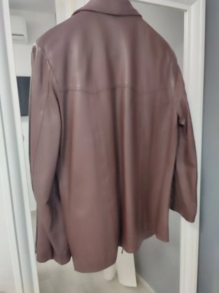 Chaqueta de piel de lechón auténtica