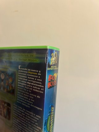 VHS Digimon La Película Edición Coleccionista