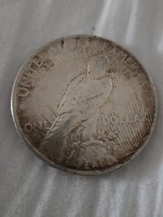 Dólar de Plata 1922 In God We Trust one dollar