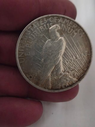 Dólar de Plata 1922 In God We Trust one dollar