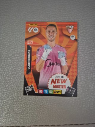 Carta Panini Vlachodimos 2025-26 New Master
