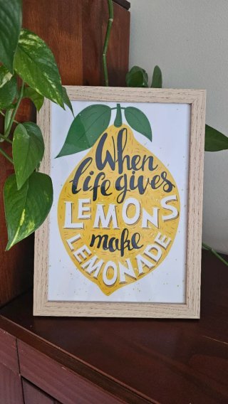 Cuadro decorativo Limonada