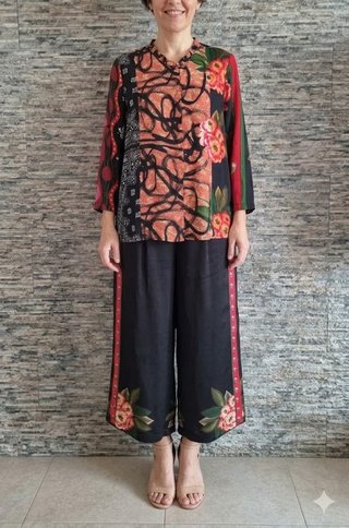 Conjunto Desigual Talla L Blusa y Pantalón