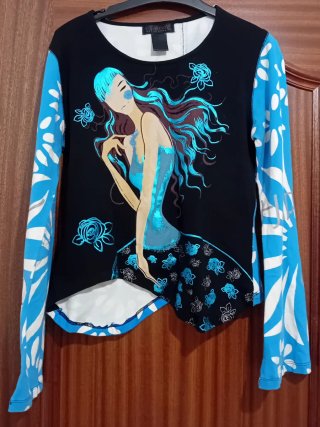 Camiseta Custo manga larga talla S