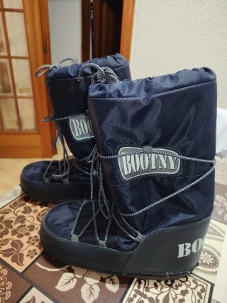 Botas de nieve BOOTNY negras/azules