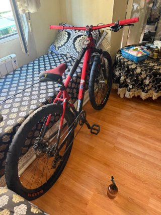 Bicicleta Stunt Roja