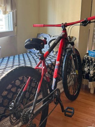 Bicicleta Stunt Roja