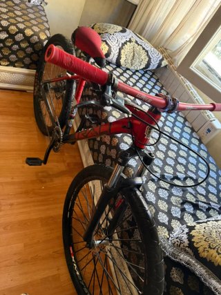 Bicicleta Stunt Roja