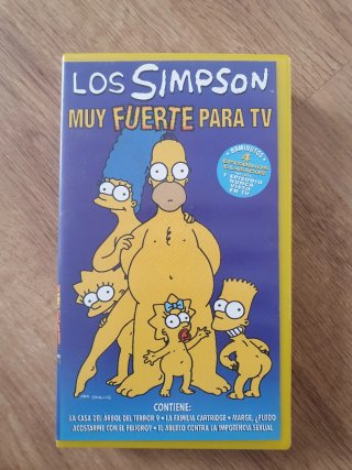 Los Simpson Muy Fuerte Para TV VHS.