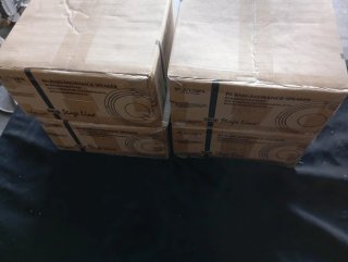 4 Altavoces Stage Line SP 8/150PA Negro