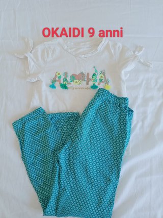OKAIIDI T-shirt e pantaloni 9 anni