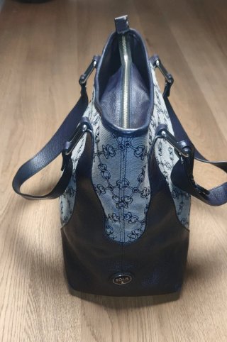 Bolso Tous azul marino y Gris