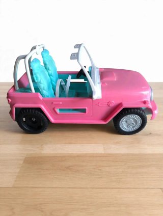 Lotto Barbie Mattel: Jeep, Scooter, Bambola