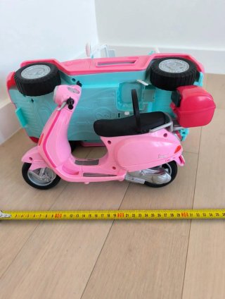 Lotto Barbie Mattel: Jeep, Scooter, Bambola