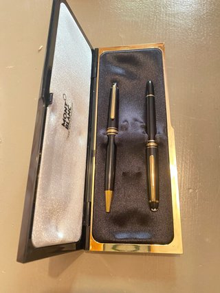 Pluma y bolígrafo Montblanc Meisterstück
