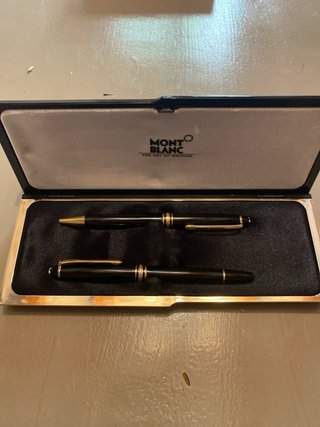 Pluma y bolígrafo Montblanc Meisterstück