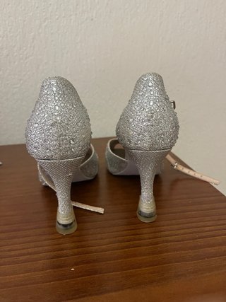 Tacones Profesionales de Baile Plateados
