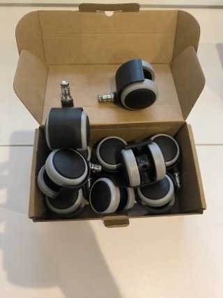 Ruedas para silla de oficina 10mm