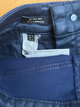 Pantalones Massimo Dutti Azul Talla XS