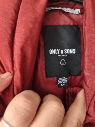 Chaqueta Only&Song Hombre Talla S Roja