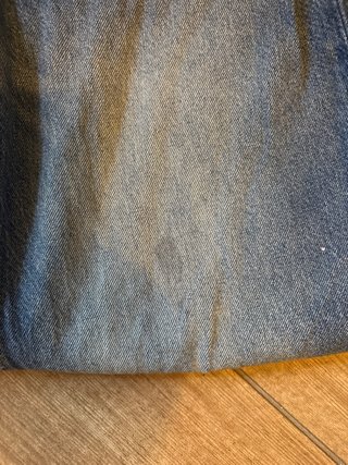 Vaqueros anchos azules