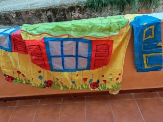 Casita infantil de tela