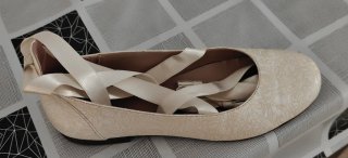 Zapatos de vestir LANDOS beige/blanco