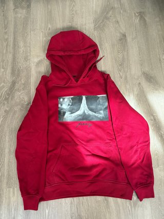 Sudadera Mister Tee Roja con Capucha