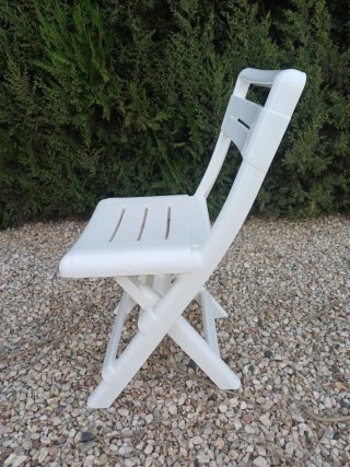 Juego mesa y sillas exterior plegables plástico