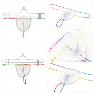 Tanga de rejilla multicolor