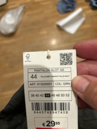Pantalón chino verde militar sin estrenar