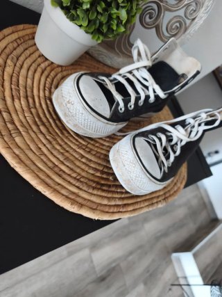 Converse All Star Botas Negras Talla 37.5