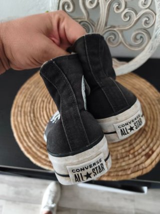 Converse All Star Botas Negras Talla 37.5