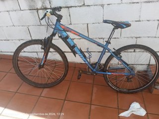 Bicicleta infantil azul