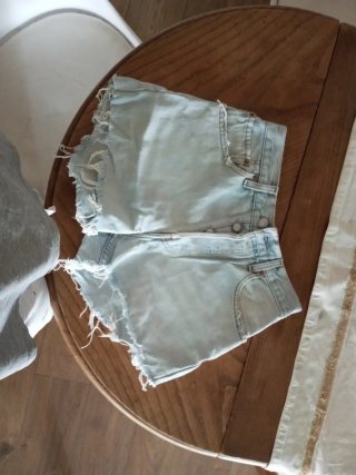 Shorts Levis Desgastados Talla 34