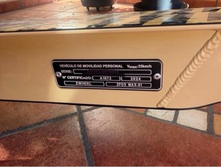 Patinete Eléctrico Beige