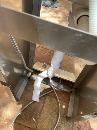 Lavamanos de pie acero inoxidable a pedal