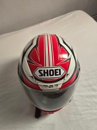 Casco Integral SHOEI Rojo Blanco
