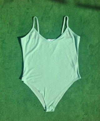 Body verde menta tirantes talla única