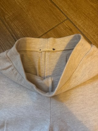 Pantalones anchos beige