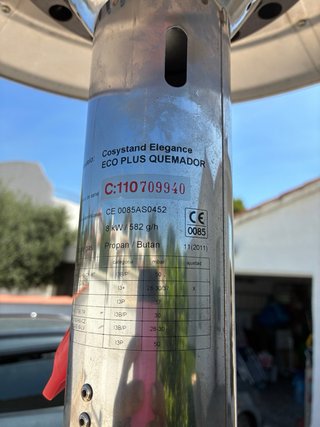 Estufa terraza. Solo venta física en Miami Platja