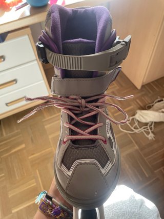 Patines en línea Oxelo morados y grises