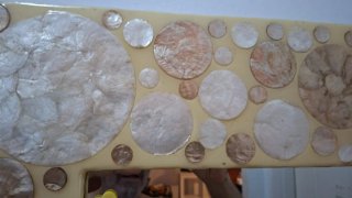 Espejo decorativo con círculos