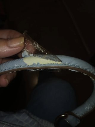 Bolso Guess Piel Cocodrilo Lavanda