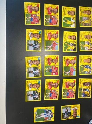 Cromos de fútbol varios jugadores